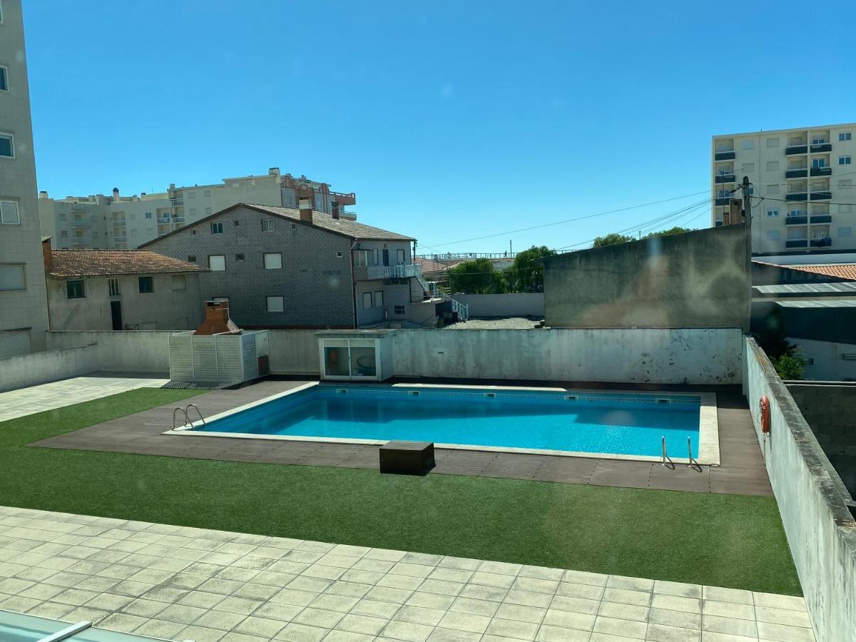 Ondasdavagueira - T2 Em Condominio Com Piscina Gafanha da Boa Hora Bagian luar foto